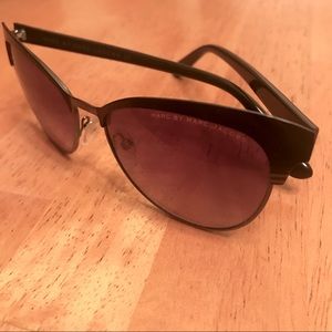Marc by Marc Jacobs Ruthenium Cat Eye Sunglasses